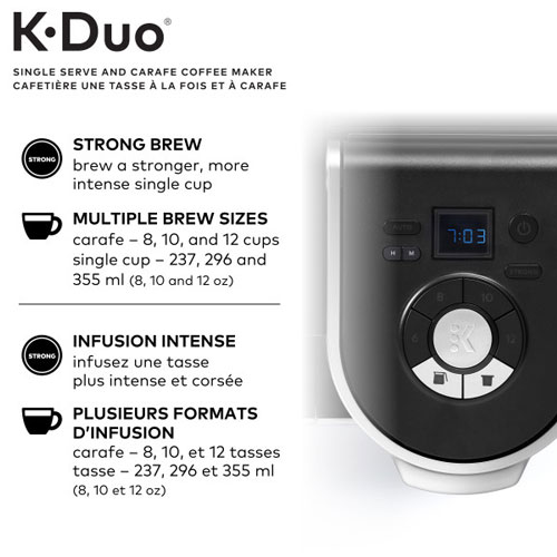 Refurbished - Keurig K-Duo Single Serve & Carafe Coffee Maker